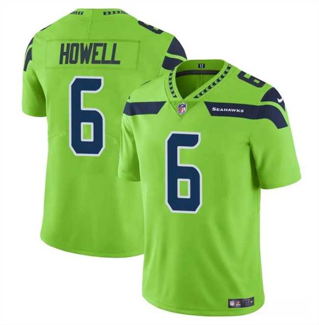 Men & Women & Youth Seattle Seahawks #6 Sam Howell Green Vapor Limited Football Stitched Jersey->pittsburgh steelers->NFL Jersey